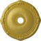 Ekena Millwork Heaton Ceiling Medallion (Fits Canopies up to 6 1/2"), 27 1/2"OD x 3 7/8"ID x 2 1/4"P, Rich Gold CM27HERGS - alternate 1